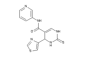 N-(3-pyridyl)-4-thiazol-4-yl-2-thioxo-3,4-dihydro-1H-pyrimidine-5-carboxamide