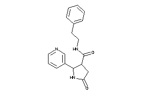 5-keto-N-phenethyl-2-(3-pyridyl)pyrrolidine-3-carboxamide