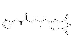 2-[(1,3-diketoisoindolin-5-yl)carbamoylamino]-N-(2-furfuryl)acetamide