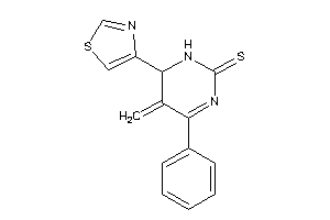 5-methylene-4-phenyl-6-thiazol-4-yl-1,6-dihydropyrimidine-2-thione