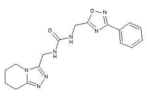 1-[(3-phenyl-1,2,4-oxadiazol-5-yl)methyl]-3-(5,6,7,8-tetrahydro-[1,2,4]triazolo[4,3-a]pyridin-3-ylmethyl)urea