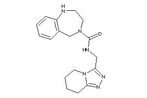 N-(5,6,7,8-tetrahydro-[1,2,4]triazolo[4,3-a]pyridin-3-ylmethyl)-1,2,3,5-tetrahydro-1,4-benzodiazepine-4-carboxamide