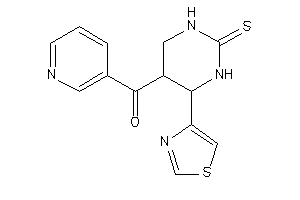 3-pyridyl-(4-thiazol-4-yl-2-thioxo-hexahydropyrimidin-5-yl)methanone