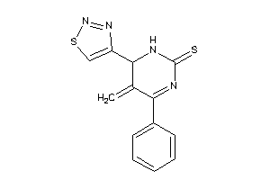 5-methylene-4-phenyl-6-(thiadiazol-4-yl)-1,6-dihydropyrimidine-2-thione