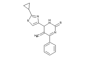 6-(2-cyclopropylthiazol-4-yl)-5-methylene-4-phenyl-1,6-dihydropyrimidine-2-thione