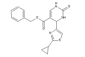 4-(2-cyclopropylthiazol-4-yl)-2-thioxo-3,4-dihydro-1H-pyrimidine-5-carboxylic Acid Benzyl Ester