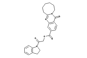 Image of 13-keto-6,7,8,9,10,11-hexahydroazocino[2,1-b]quinazoline-3-carboxylic Acid (2-indolin-1-yl-2-keto-ethyl) Ester