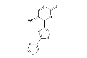 5-methylene-6-[2-(2-thienyl)thiazol-4-yl]-1,6-dihydropyrimidine-2-thione