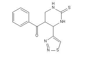 Phenyl-[4-(thiadiazol-4-yl)-2-thioxo-hexahydropyrimidin-5-yl]methanone