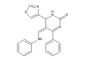 5-(anilinomethylene)-4-phenyl-6-thiazol-4-yl-1,6-dihydropyrimidine-2-thione