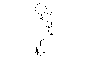 Image of 13-keto-6,7,8,9,10,11-hexahydroazocino[2,1-b]quinazoline-3-carboxylic Acid [2-(1-adamantyl)-2-keto-ethyl] Ester