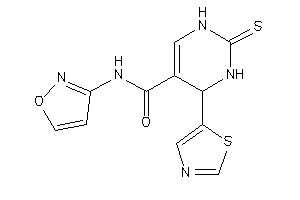 N-isoxazol-3-yl-4-thiazol-5-yl-2-thioxo-3,4-dihydro-1H-pyrimidine-5-carboxamide