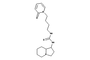 1-indolizidin-1-yl-3-[4-(2-keto-1-pyridyl)butyl]urea