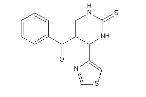 Phenyl-(4-thiazol-4-yl-2-thioxo-hexahydropyrimidin-5-yl)methanone