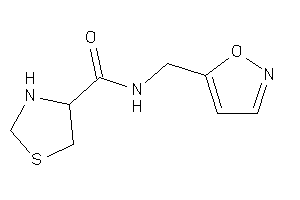 N-(isoxazol-5-ylmethyl)thiazolidine-4-carboxamide