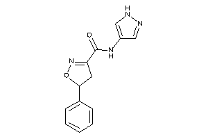 5-phenyl-N-(1H-pyrazol-4-yl)-2-isoxazoline-3-carboxamide