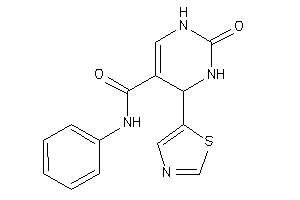 Image of 2-keto-N-phenyl-4-thiazol-5-yl-3,4-dihydro-1H-pyrimidine-5-carboxamide