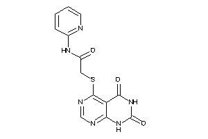 Image of 2-[(2,4-diketo-1H-pyrimido[4,5-d]pyrimidin-5-yl)thio]-N-(2-pyridyl)acetamide