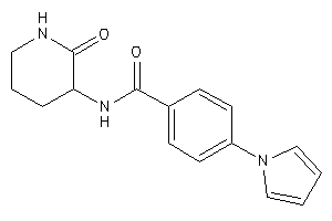 N-(2-keto-3-piperidyl)-4-pyrrol-1-yl-benzamide