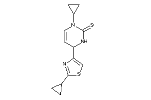 3-cyclopropyl-6-(2-cyclopropylthiazol-4-yl)-1,6-dihydropyrimidine-2-thione