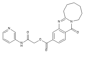 Image of 13-keto-6,7,8,9,10,11-hexahydroazocino[2,1-b]quinazoline-3-carboxylic Acid [2-keto-2-(3-pyridylamino)ethyl] Ester