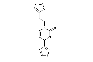 Image of 6-thiazol-4-yl-3-[2-(2-thienyl)ethyl]-1,6-dihydropyrimidin-2-one