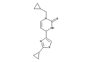 3-(cyclopropylmethyl)-6-(2-cyclopropylthiazol-4-yl)-1,6-dihydropyrimidin-2-one