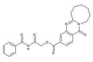 13-keto-6,7,8,9,10,11-hexahydroazocino[2,1-b]quinazoline-3-carboxylic Acid (2-benzamido-2-keto-ethyl) Ester