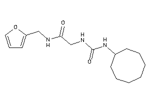 2-(cyclooctylcarbamoylamino)-N-(2-furfuryl)acetamide