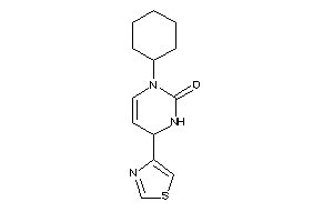3-cyclohexyl-6-thiazol-4-yl-1,6-dihydropyrimidin-2-one
