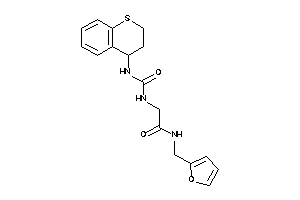 N-(2-furfuryl)-2-(thiochroman-4-ylcarbamoylamino)acetamide