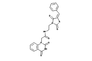Image of N-[2-(5-benzal-2,4-diketo-thiazolidin-3-yl)ethyl]-2-(2,4-diketoquinazolin-1-yl)acetamide
