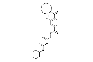 13-keto-6,7,8,9,10,11-hexahydroazocino[2,1-b]quinazoline-3-carboxylic Acid [2-(cyclohexylcarbamoylamino)-2-keto-ethyl] Ester