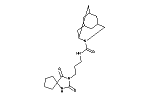 N-[3-(2,4-diketo-1,3-diazaspiro[4.4]nonan-3-yl)propyl]BLAHcarboxamide