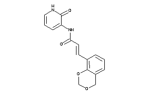 3-(4H-1,3-benzodioxin-8-yl)-N-(2-keto-1H-pyridin-3-yl)acrylamide