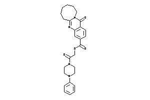 13-keto-6,7,8,9,10,11-hexahydroazocino[2,1-b]quinazoline-3-carboxylic Acid [2-keto-2-(4-phenylpiperazino)ethyl] Ester