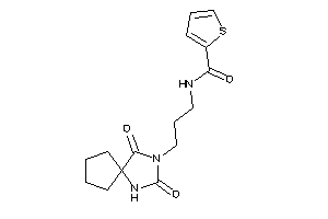 N-[3-(2,4-diketo-1,3-diazaspiro[4.4]nonan-3-yl)propyl]thiophene-2-carboxamide