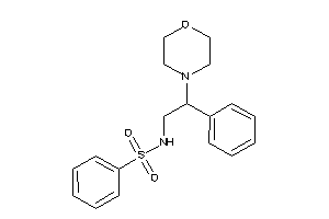 N-(2-morpholino-2-phenyl-ethyl)benzenesulfonamide