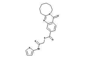 Image of 13-keto-6,7,8,9,10,11-hexahydroazocino[2,1-b]quinazoline-3-carboxylic Acid [2-keto-2-(2-thienylamino)ethyl] Ester