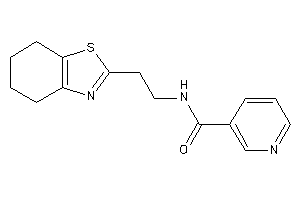 N-[2-(4,5,6,7-tetrahydro-1,3-benzothiazol-2-yl)ethyl]nicotinamide