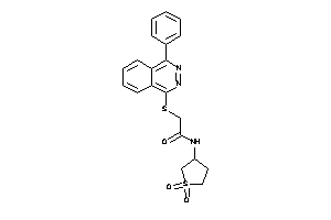 N-(1,1-diketothiolan-3-yl)-2-[(4-phenylphthalazin-1-yl)thio]acetamide