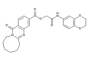 Image of 13-keto-6,7,8,9,10,11-hexahydroazocino[2,1-b]quinazoline-3-carboxylic Acid [2-(2,3-dihydro-1,4-benzodioxin-6-ylamino)-2-keto-ethyl] Ester