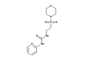 1-(2-pyridyl)-3-(2-thiomorpholinosulfonylethyl)urea