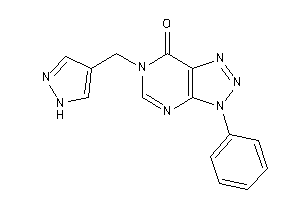 3-phenyl-6-(1H-pyrazol-4-ylmethyl)triazolo[4,5-d]pyrimidin-7-one