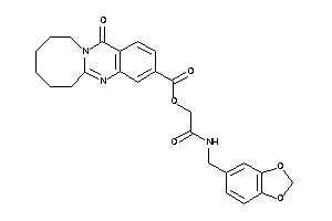13-keto-6,7,8,9,10,11-hexahydroazocino[2,1-b]quinazoline-3-carboxylic Acid [2-keto-2-(piperonylamino)ethyl] Ester