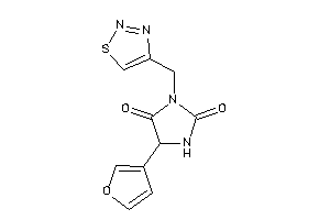 5-(3-furyl)-3-(thiadiazol-4-ylmethyl)hydantoin