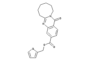 Image of 13-keto-6,7,8,9,10,11-hexahydroazocino[2,1-b]quinazoline-3-carboxylic Acid 2-furfuryl Ester