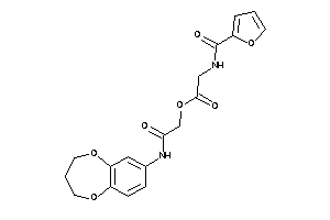 2-(2-furoylamino)acetic Acid [2-(3,4-dihydro-2H-1,5-benzodioxepin-7-ylamino)-2-keto-ethyl] Ester