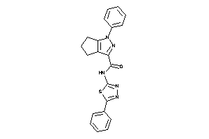 1-phenyl-N-(5-phenyl-1,3,4-thiadiazol-2-yl)-5,6-dihydro-4H-cyclopenta[c]pyrazole-3-carboxamide