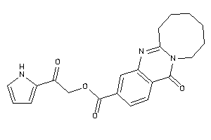 Image of 13-keto-6,7,8,9,10,11-hexahydroazocino[2,1-b]quinazoline-3-carboxylic Acid [2-keto-2-(1H-pyrrol-2-yl)ethyl] Ester
